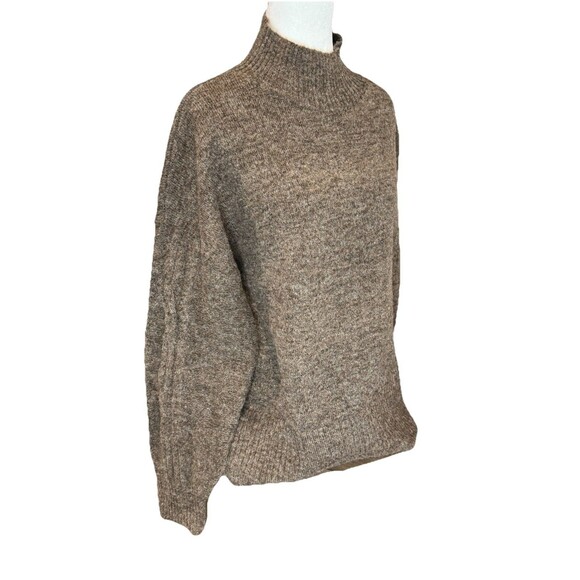 Women's LC Lauren Conrad Sweater Size Large Brown Mockneck Pullover NWT - Picture 9 of 11